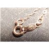 Image 2 : NECKLACE - AUTHENTIC PEARL AND EMERALD - 14K GOLD