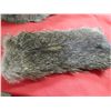 Image 1 : REAL FUR AND LEATHER POUCH /PURSE - ZIPPER CLOSURE
