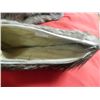 Image 3 : REAL FUR AND LEATHER POUCH /PURSE - ZIPPER CLOSURE