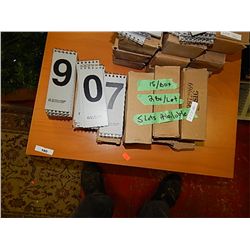SIGNAGE - COIL BOOK OF NUMBERS - 15 PER BOX - 2 BOXES PER LOT - SMALL