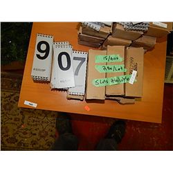 SIGNAGE - COIL BOOK OF NUMBERS - 15 PER BOX - 2 BOXES PER LOT - SMALL