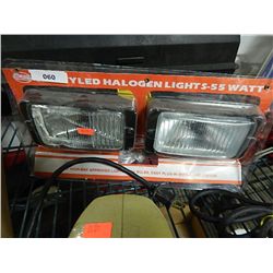 NEW HALOGEN LITES - SET OF 2 - 12 VOLT