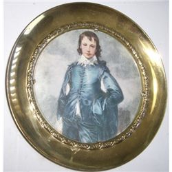 VINTAGE STAMPED *MADE IN ENGLAND* PHOTO PLATE WALL HANGER!! ITEM CAME OUT OF SAFE BOX!!