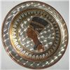 Image 1 : VINTAGE EGYPTIAN *HAND MADE* METAL PLATE WALL HANGER!! ITEM CAME OUT OF SAFE BOX!!