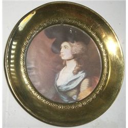 VINTAGE *MADE IN ENGLAND* PICTURE PLATE WALL HANGER!! ITEM CAME OUT OF SAFE BOX!!