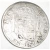 Image 2 : 1802 SILVER MEXICO 8 REALES *EXTREMELY RARE DIE-BREAK* BOOK VALUE $1250.00 COIN!! COIN CAME OUT OF S