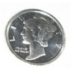 SILVER MERCURY HEAD DIME 1/10oz .999 FINE SILVER *MS HIGH GRADE*!! MERCURY HEAD CAME OUT OF SAFE BOX