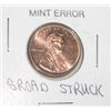 Image 1 : 2000 *EXTREMELY RARE MINT ERROR-BROAD STRUCK* LINCOLN PENNY *MS UNC HIGH GRADE*!!