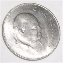 1965 *CROWN* WINSTON CHURCHILL COIN. THIS CROWN CELEBRATES WINSTON CHURCHILL!!