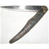 Image 1 : VINTAGE Yatagan Horn Handle knife is native to the Basque Country region in Northern France STAMPED