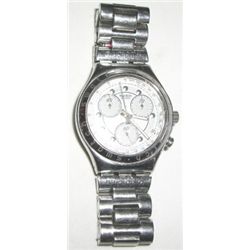 Vintage SWISS SWATCH Irony Chronograph Mens Wrist Watch APPROX. VALUE $300.00.