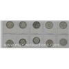 Image 2 : Lot of 16 Silver 5c Coins. Mixed Years.