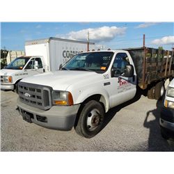 2005 Ford F350 XL S.D. Std. Cab 12' Stakebed Truckw/Lift Gate