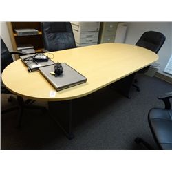 Blonde Wood Conference Table - Approx. 6'