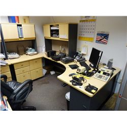 Light Wood Desk Unit