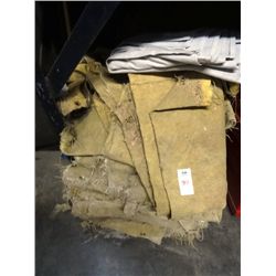 Lot Burlap Cloth
