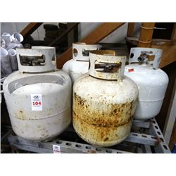 4 Propane Tanks - (Empty) - 4 Times the Money