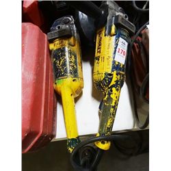 2 Dewalt Disc Grinders - 2 Times the Money