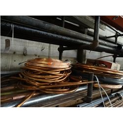Lot of Copper Pipe & Tubing