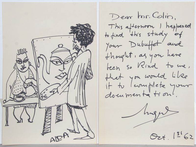 Miguel Alda, Dear Mr. Colin, Marker Drawing
