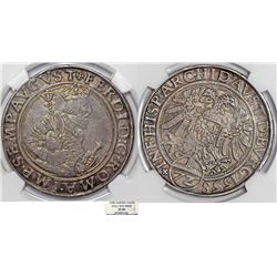 Austria. Tyrol. Ferdinand I. Emperor (1558-1564). AR Taler of 72 Kreuzers 1558 NGC XF40, scarce, ton