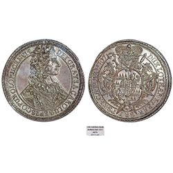 Austrian Empire. H.R.E. Olmutz. Karl III. von Lothringen (1695-1711). Beautiful AR Taler 1707. NGC A