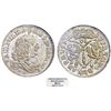 Image 1 : Germany. Brandenburg-Prussia. Fredrich W. (1640-1684). AR 6 Groschen 1681 HS. NGC MS63 (WINGS certif