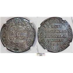 Germany: Brunswick-Wolfenbuttel. Heinrich Julius (1589-1613). AR Taler 1598 "Truth Taler" NGC XF45, 