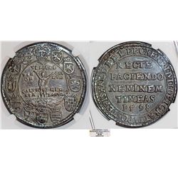 Germany: Brunswick-Wolfenbuttel. Heinrich Julius (1589-1613). AR Taler 1598  Truth Taler  NGC XF45, 