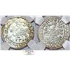 Image 1 : Poland/Lithuania. Sigismund II Augustus (1546-1572). AR Half Gross 1559. NGC MS62, better date.