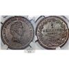 Image 1 : Sweden. King Karl XIV Johan (1818–1844). CU 2/3 Skilling 1836. NGC MS62BN.