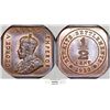 Image 1 : Straits Settlements. George V (1910-1936). AE 1/2 Cent 1932. NGC MS66 RB