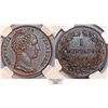 Image 1 : Venezuela. Republic. CU Centavo 1858 H. NGC AU58 BN.