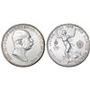 Image 1 : AUSTRIAN EMPIRE. FRANC JOSEF I (1848-1916) BEAUTIFUL COMMEMORATIVE SILVER 5 CORONA 1908. AU