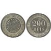 Image 1 : BRAZIL. REPUBLIC. 200 REIS 1889 R. AXF. RARE