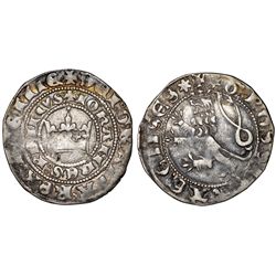 BOHEMIA. CZECH. KING JAN LUCEMBURSKY (1310-1346). SILVER LARGE GROSS ND. AVF