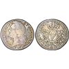 Image 1 : FRANCE. KING LOUIS XV (1715-1774). SILVER SCARCE 1/5 ECU OF 24 SOLS 1767/6R. FINE+