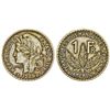 Image 1 : FRENCH COLONY OF CAMEROON. ALUMINIUM-BRONZE 1 FRANC 1925 A. AXF, RARE