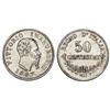 Image 1 : ITALY. VITTORIO EMANUELE II. AR 50 CENTESIMI 1867NBN. AXF
