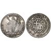 Image 1 : KNIGHTS OF MALTA ORDER. EMMANUEL PINTO DE FONSECA (1741-1773) SILVER 15 TARI 1764. FINE