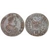 Image 1 : SPANISH NETHERLANDS. BELGIUM. BRABANT. PHILLIP IV OF SPAIN (1621-1665). CU TREASURY TOKEN 1654. XF