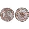 Image 1 : SPANISH NETHERLANDS. BRABANT. CHARLES II (1665-1700) CU TOKEN 1671. "CONFIDENCE IN DEVINE PROTECTION