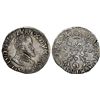 Image 1 : SPANISH NETHERLANDS. BRABANT. PHILIP II OF SPAIN (1555-1598). SCARCE AR 1/8 ECU 1591. AVF
