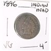 Image 1 : 1896 INDIAN HEAD PENNY RED BOOK VALUE $4.00+ *NICE EARLY VERY GOOD GRADE*!! PENNY CAME OUT OF SAFE!!