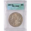 Image 1 : 1892-CC MORGAN SILVER DOLLAR, ICG AU-50