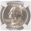 Image 2 : 1942-D WASHINGTON QUARTER, NGC MS-66  BLAST WHITE!!  GEM+