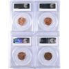 Image 2 : 1941, 1950 PCGS MS-64 RB, & 45, 44-D PCGS MS-65 RD LINCOLN CENTS