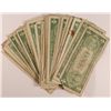 Image 2 : ( 100 ) $1.00 U.S.SILVER CERTIFICATES,  LOW GRADE