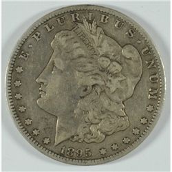 1895-S MORGAN DOLLAR VF+