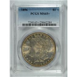 1896 MORGAN DOLLAR PCGS MS-65+